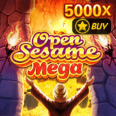 Open Sesame Mega - KKKKPH777 slot game cover with treasure vault